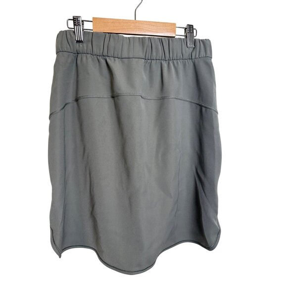 Lululemon On the Fly Skirt‎ Grey Sage Size 6 | Tenniscore Activewear Athleisure - Picture 5 of 6